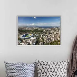 Quadro Decorativo Cidades - Vista Áerea  do Maracanã  - Rio de Janeiro