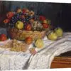 Quadro Decorativo Pintores Famosos - Cachos de Uvas e Maçãs - Monet