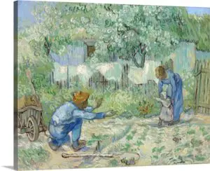 Quadro Decorativo Pintores Famosos - Primeiro Passos - Van Gogh