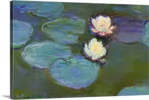 Quadro Decorativo Pintores Famosos - Ninféias-1897 - Monet