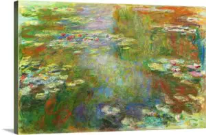 Quadro Decorativo Pintores Famosos -Water Lily Pond  - Monet