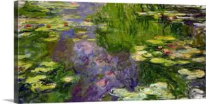 Quadro Decorativo Pintores Famosos - Vitórias-Régias II - Monet