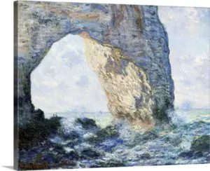 Quadro Decorativo Pintores Famosos - The Manneporte Etretat   - Monet