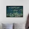 Quadro Decorativo Pintores Famosos -  Vitórias -Régias em reflexos verdes - Monet - Image 5