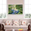 Quadro Decorativo Pintores Famosos -  Vitórias-Regias no Lago - Monet - Image 3