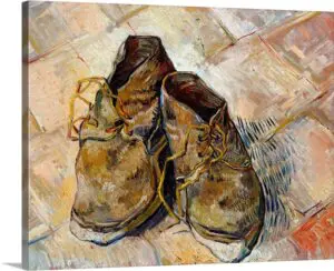 Quadro Decorativo Pintores Famosos - Sapatos - Van Gogh