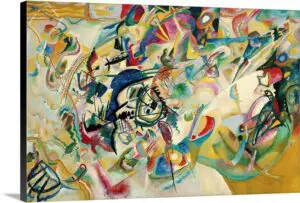 Quadro Decorativo Pintores Famosos -Composition-no-7 - Kandinsky