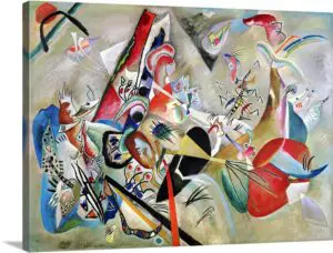 Quadro Decorativo Pintores Famosos - In The Grey- Kandinsky