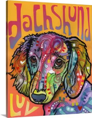 Quadro Decorativo Animais Cachorro - Dalhshund