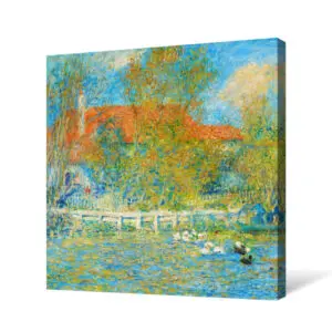 Quadro Decorativo Pintores Famosos - Pato no lago - Renoir