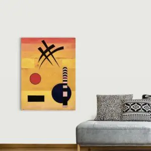 Quadro Decorativo Pintores Famosos - Sign - Kandinsky