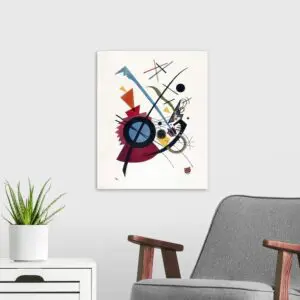 Quadro Decorativo Pintores Famosos - Violet - Kandinsky