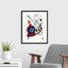 Quadro Decorativo Pintores Famosos - Violet - Kandinsky - Image 4