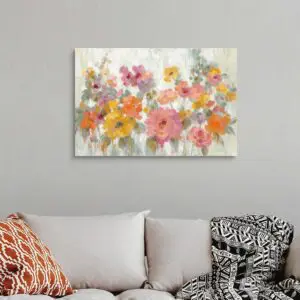 Quadro Decorativo Flores - Jardim Alegre