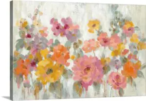 Quadro Decorativo Flores - Jardim Alegre