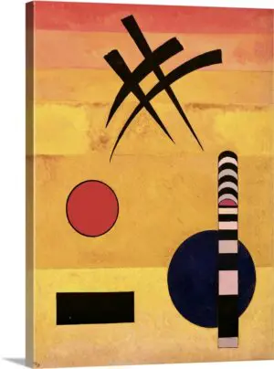 Quadro Decorativo Pintores Famosos - Sign - Kandinsky