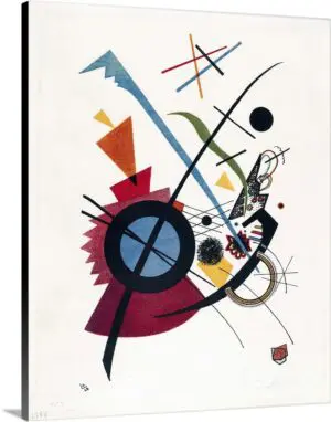 Quadro Decorativo Pintores Famosos - Violet - Kandinsky