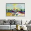 Quadro Decorativo Abstrato - Paissagem Colorida - Image 4