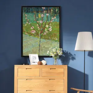 Quadro Decorativo Pintores Famosos - Árvore de Pessegos na Primavera - Van Gogh