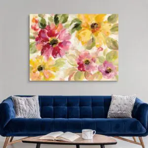 Quadro Decorativo Floral- Flores Radiantes