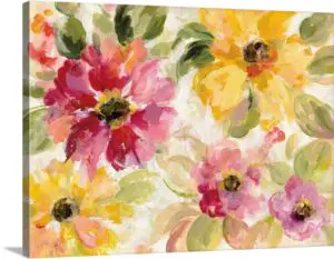 Quadro Decorativo Floral- Flores Radiantes