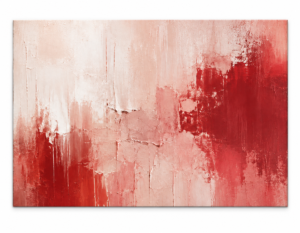 Quadro Decorativo Abstrato Rosa e Terracota — Encontro