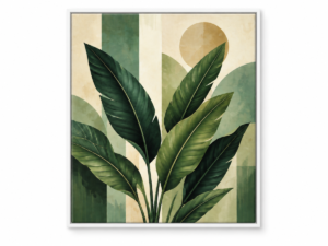 Quadro Decorativo Folhas Tropicais — Folhas Serenas