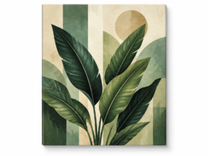 Quadro Decorativo Folhas Tropicais — Folhas Serenas