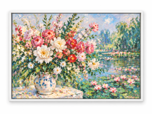 Quadro Decorativo Jardim e Flores — Jardim em Flor