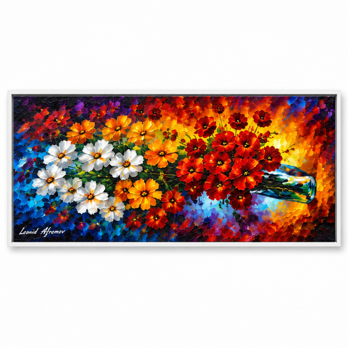 Quadro Decorativo Flores Coloridas - Flores em Festa - Imagem 2