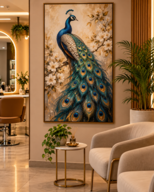 Quadro Decorativo Pavão Imperial