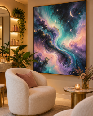 Quadro Decorativo Caminhos da Nebulosa