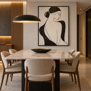 Quadro Decorativo Elegância em Traços