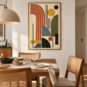 Quadro Decorativo Ritmo Retrô