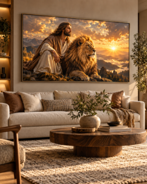 Quadro Decorativo Fé e Serenidade